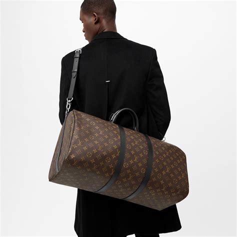 louis vuitton keepall 55 schwarz|louis vuitton keepall 55 macassar.